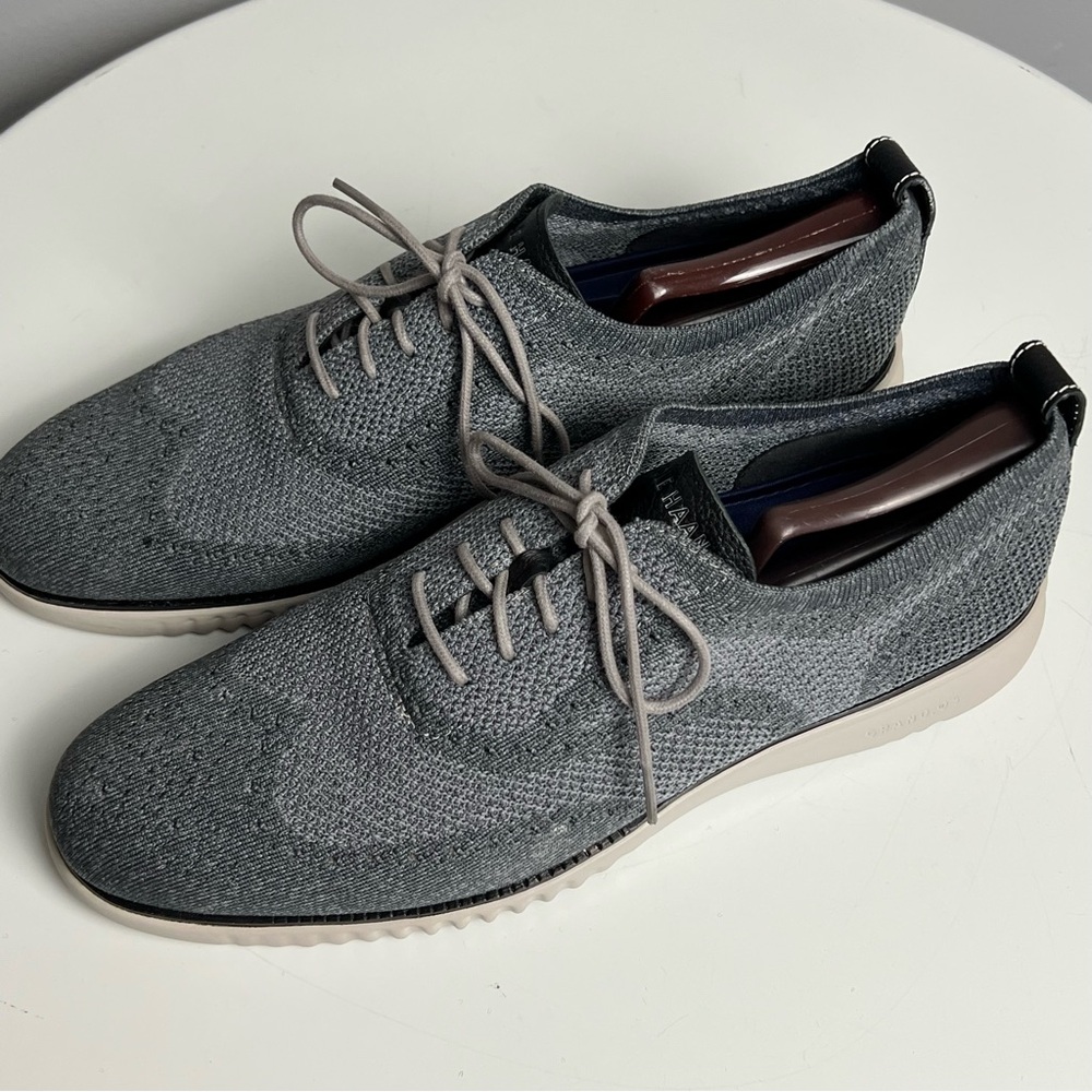 Cole Haan Zerogrand Men's Charcoal Knit Oxfords 13